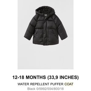 WATER REPELLENT PUFFER COAT